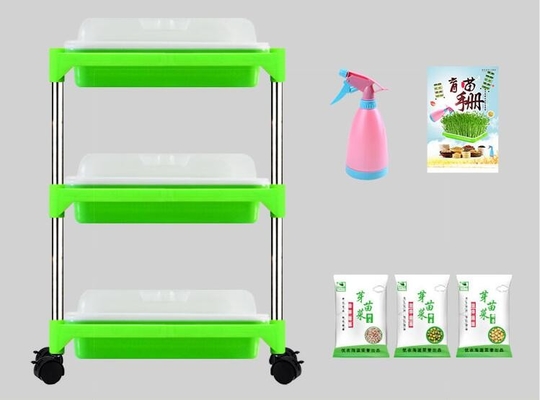 Подносы Microgreen разнослоистой стойки подноса саженца Hydroponic Biodegradable