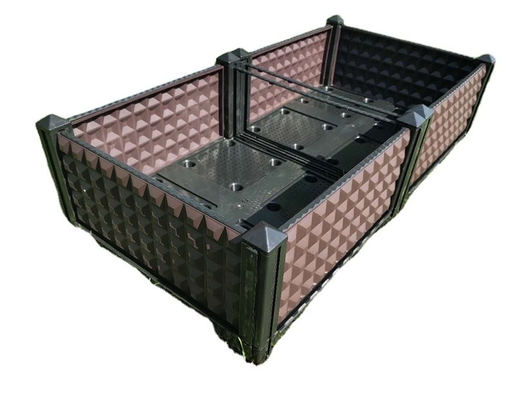 Плантатор Pvc коррозионной устойчивости большой кладет минималистские крытые пластиковые ящики в коробку плантатора