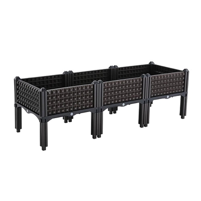 плантаторы длины 120cm пластиковые поднятые на ногах