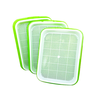 поднос Sprouter семени подносов 24.5cm широкий пластиковый Hydroponic с корозией крышки анти-