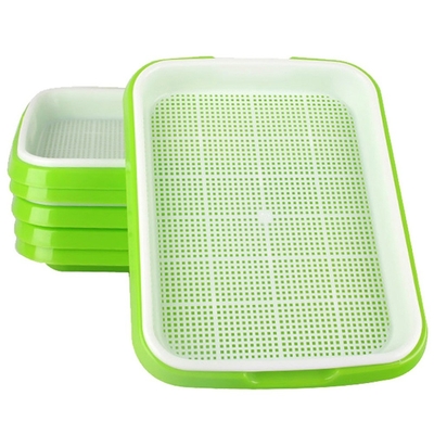 поднос Sprouter семени подносов 24.5cm широкий пластиковый Hydroponic с корозией крышки анти-
