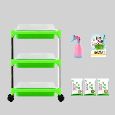 Крытая стойка подноса саженца Pp Hydroponic для семьи коррозионностойкой